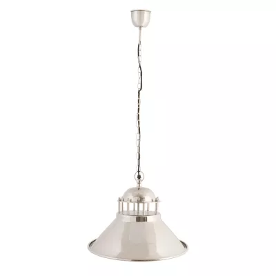 Clayre & Eef Hängelampe Retro, silber Ø40 cm