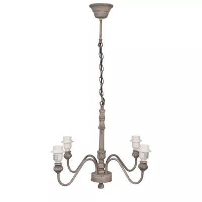 Deckenlampe Lampe braun ca. Ø 50 x 78 cm 4 x E27 max. 60W
