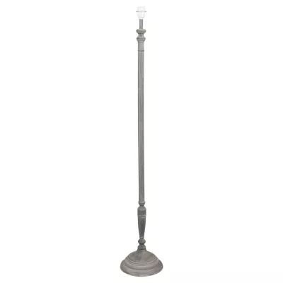 Clayre & Eef Stehlampe Lampenfuss grau ca. Ø 23 x 146 cm E27 max 60w