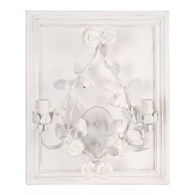 Wandlampe weiß ca. 40 x 18 x 50 cm 2 x E14 max. 40W