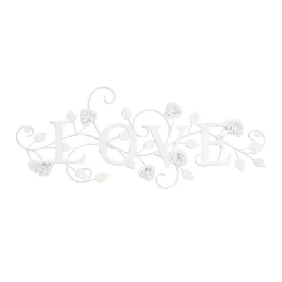 Clayre & Eef Deko Bllumenranke "Love" 60*23cm