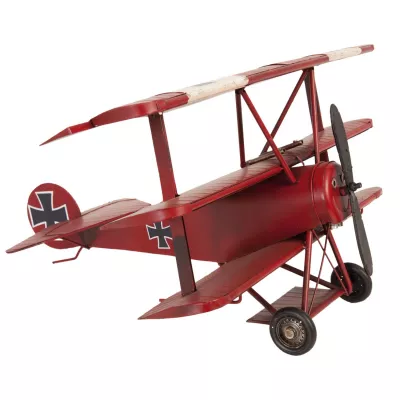 Clayre & Eef Blechmodel Airplane 60x51x30 cm