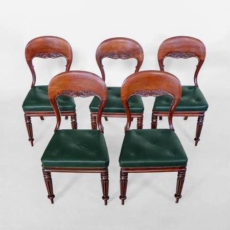 Set of 5 Victorian Dining Chair