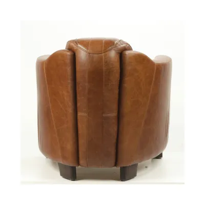 Ledersessel-Inspiriert von klassischen Auto-Interieurs