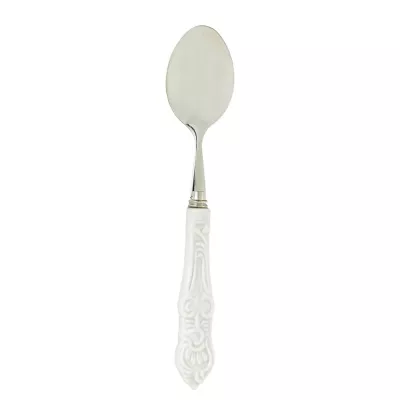 Clayre & Eef Dessert Löffel Weiß ca. 16 cm
