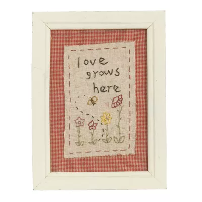 Clayre & Eef Gemälde "Love grows" 15*20cm