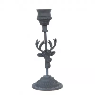 Clayre & Eef Kerzenhalter Hirsch ca. 6 x 15 cm