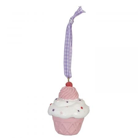 Clayre & Eef Cupcake pink (6 Stk.)