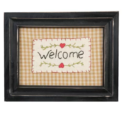 Clayre & Eef Bilderrahmen Welcome ca. 25 x 20 cm