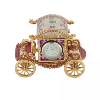 Wunderschöne Dose in Kutschen-Optik mit Uhr