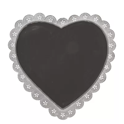 Clayre & Eef Kreidetafel Herz ca. 33 x 34 cm