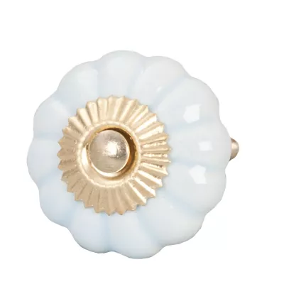 Möbelknopf Hellblau ca. 4 cm