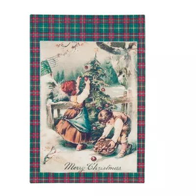 Clayre & Eef Etikett Merry Christmas ca. 19 x 13 cm