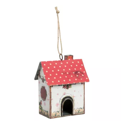 Clayre & Eef Vogelhaus ca. 12 x 9 x 15 cm