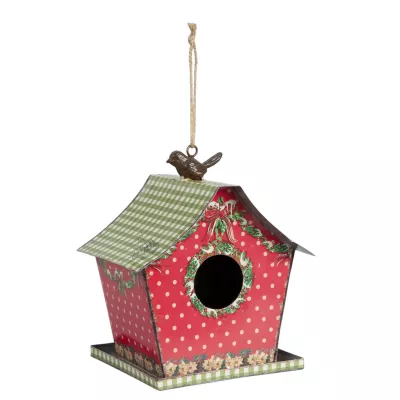 Clayre & Eef Vogelhaus ca. 18 x 15 x 20 cm