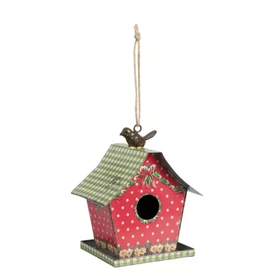 Clayre & Eef Vogelhaus ca. 15 x 12 x 18 cm