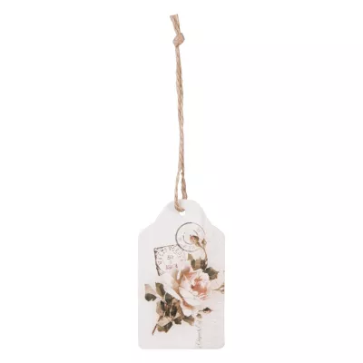 Clayre & Eef Schönes Etikett Blume (12er Set) 