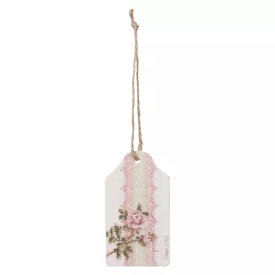 Clayre & Eef Etikett Blume (12er Set) 