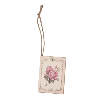 Clayre & Eef Geschenkanhänger Rosen 12er Set ca. 5 x 7 cm