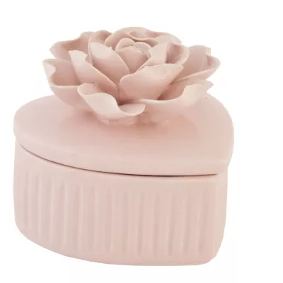 Schatulle Rose Rosa ca. 7 cm