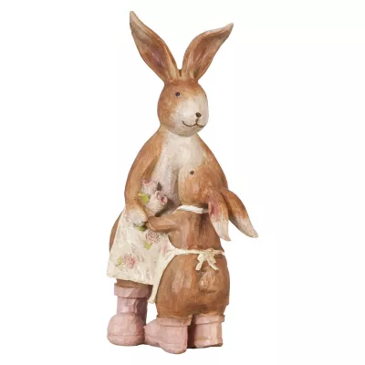 Clayre & Eef Kaninchen Hase Osterhase Kind ca. 9 x 13 x 22 cm