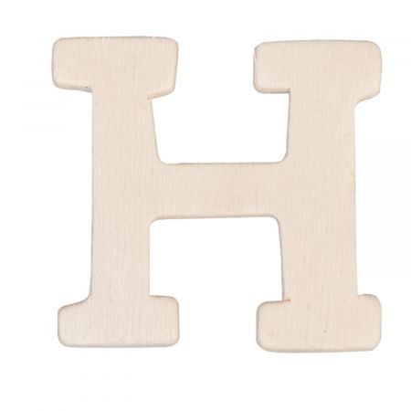 Clayre & Eef Holzbuchstabe 3er Set H ca. 4 cm