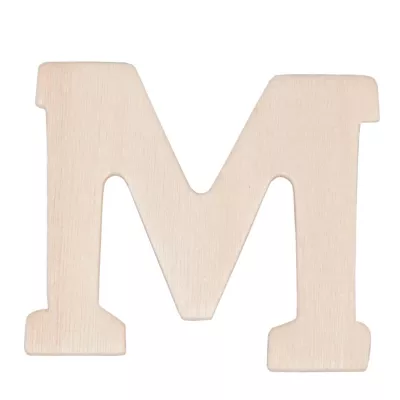 Holzbuchstabe 3er Set M ca. 4 cm