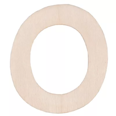 Holzbuchstabe 3er Set O ca. 4 cm