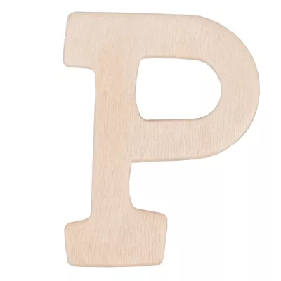 Holzbuchstabe 3er Set P ca. 4 cm