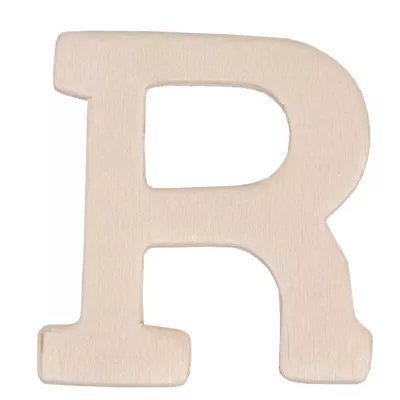 Holzbuchstabe 3er Set Ø ca. 4 cm