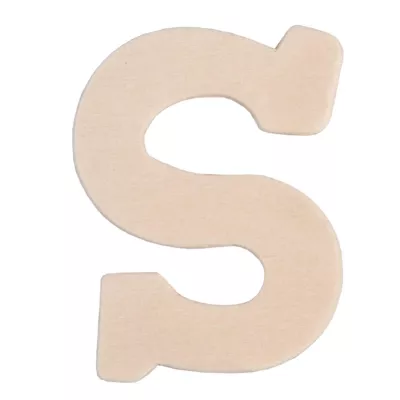 Holzbuchstabe 3er Set S ca. 4 cm