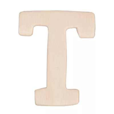 Holzbuchstabe 3er Set T ca. 4 cm