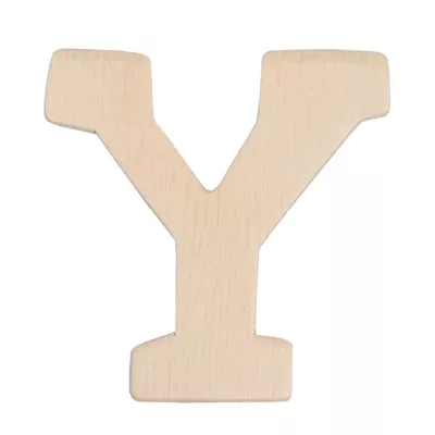 Holzbuchstabe 3er Set Y ca. 4 cm