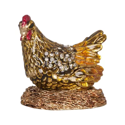 Büchse Dose Huhn Henne ca. 7 cm