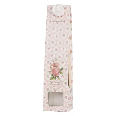 Clayre & Eef Geurolie diffuser 80 ml rose 6x6x25 cm