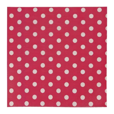 Clayre & Eef Servietten (20Stück) rot ca. 16 x 16 cm