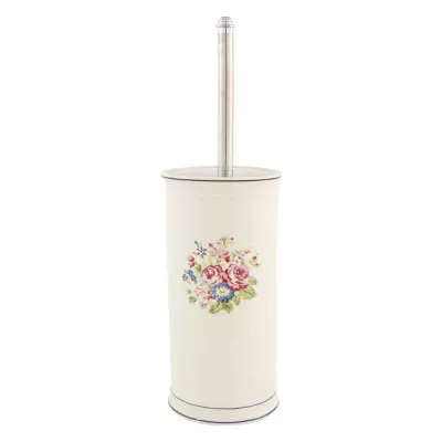 Clayre & Eef WC-Toilettenbürste * Blumen * ca. 12 x 40 cm