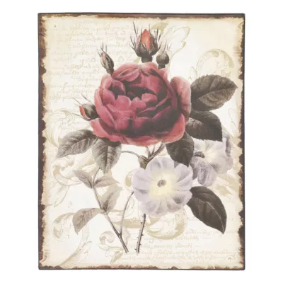 Clayre & Eef Wandbild 20*25 cm
