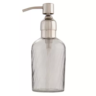 Clayre & Eef Seifenspender aus Glas 7x17 cm