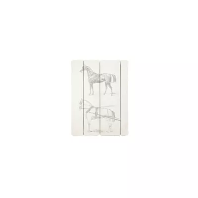 Clayre & Eef Dekoration Bild Pferd Pferde ca. 40 x 54 cm