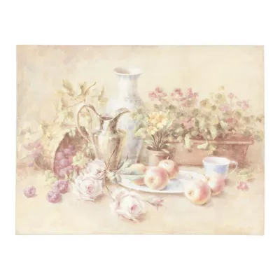 Clayre & Eef Wandbild Blüme 45 x 35 x 3 cm