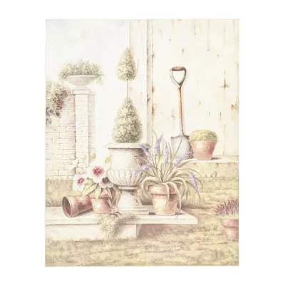 Clayre & Eef Wandbild Blüme 45 x 35 x 3 cm