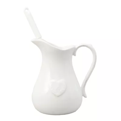 Clayre & Eef Krug WC Bürste Toilettenbürste ~ HERZ ~ weiß
