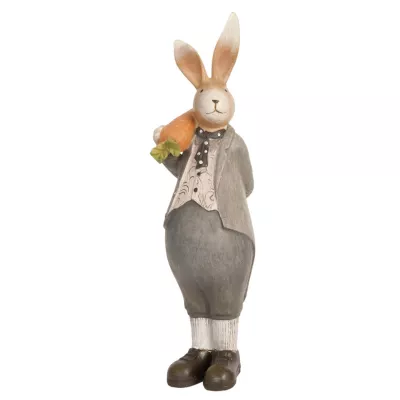 Clayre & Eef Dekoration Figur Kaninchen Osterhase Hase ca. 30 cm