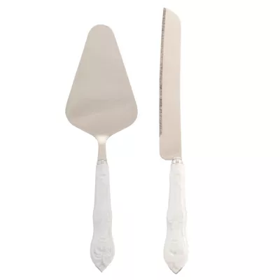 Clayre & Eef Cake server/knife set (2) 28 cm