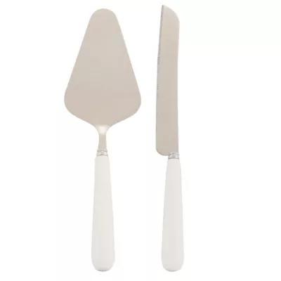 Clayre & Eef Cake server/knife set (2) 28 cm