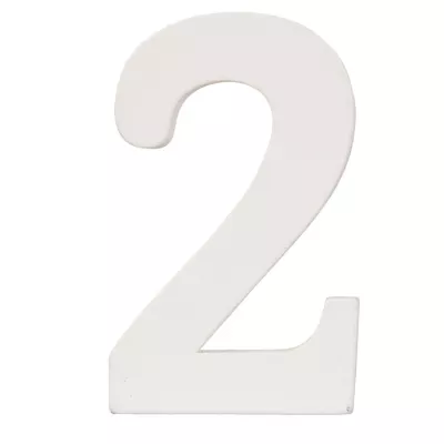 Clayre & Eef Number 2 8x5 cm