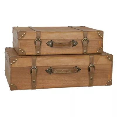 Clayre & Eef Chest (2) 60x36x18/50x33x14 cm