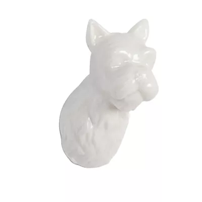 Clayre & Eef Hundekopf als Magnet, weiss