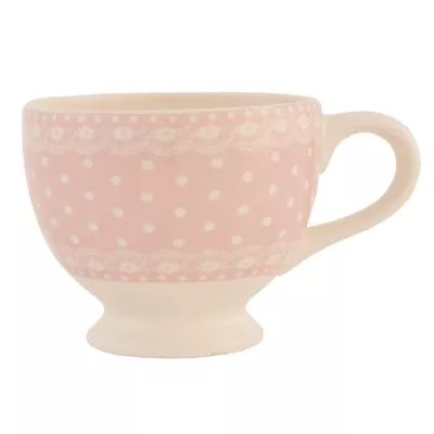 Clayre & Eef Tasse Rosa Punkte
